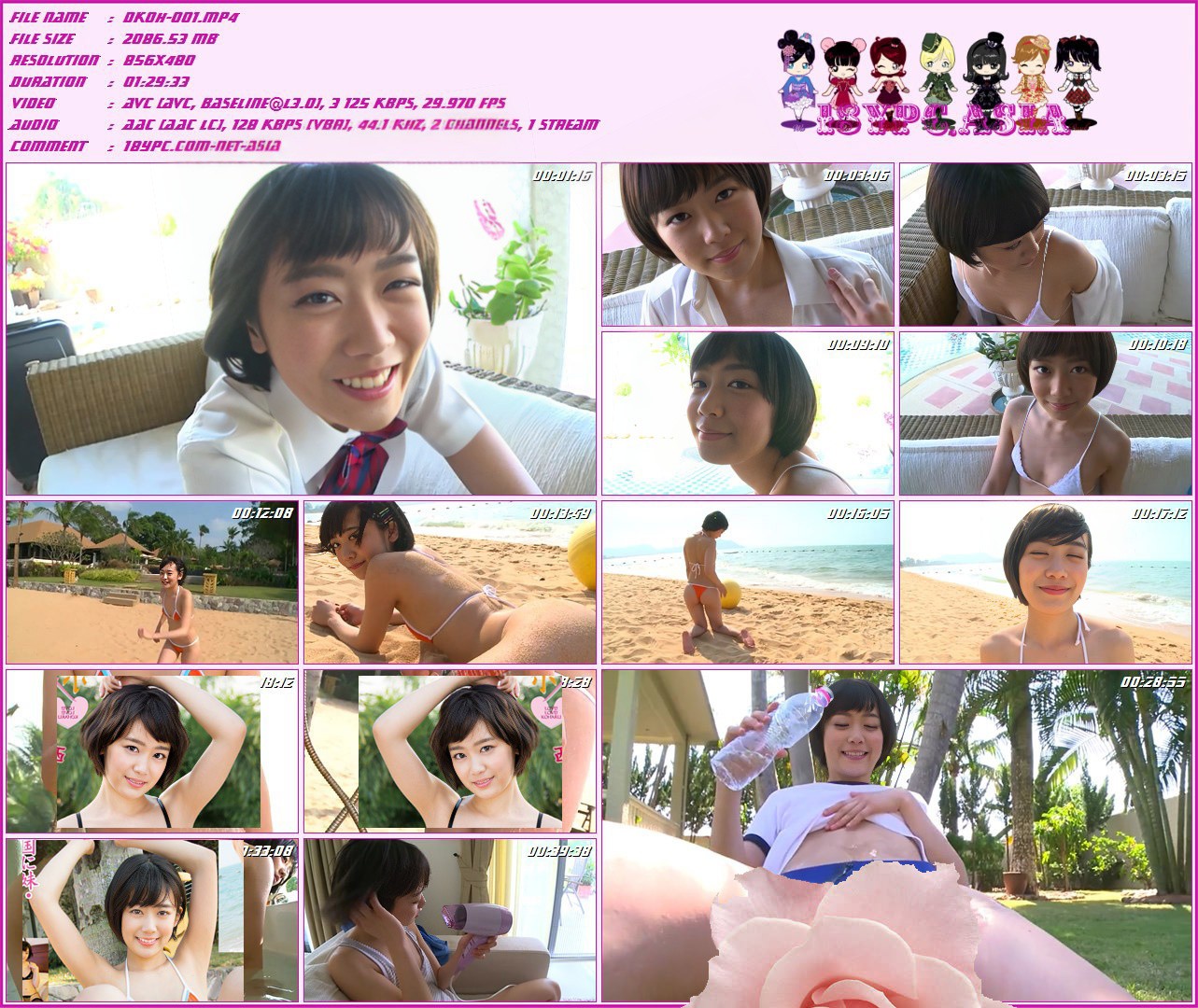 西野小春 DKOH-001 西野小春(DKOH-001 Koharu Nishino)